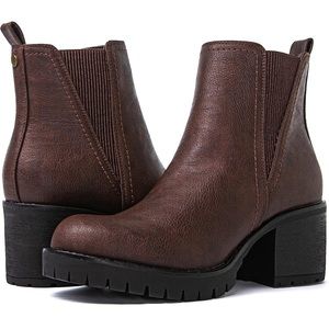 Brown ankle boots
